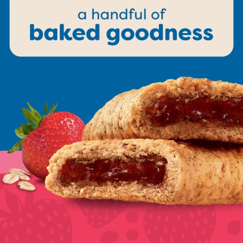 Nutri-Grain Strawberry Soft Baked Breakfast Bars Perspective: top
