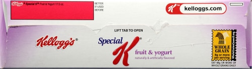Kellogg's Special K Fruit & Yogurt Perspective: top