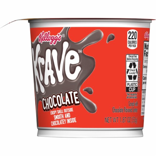 Kellogg's® Krave Chocolate Cereal Cup Perspective: top