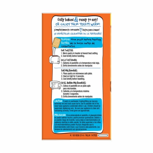 Pop-Tarts Gone Nutty! Breakfast Toaster Pastries Peanut Butter Perspective: top