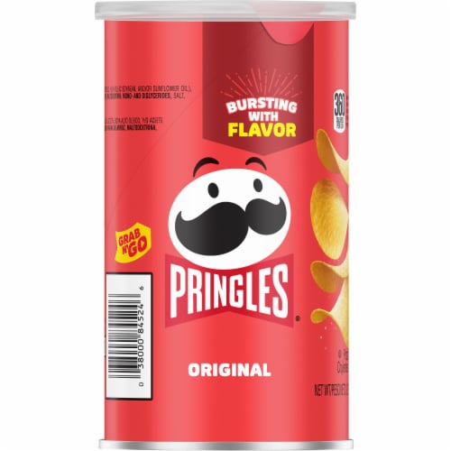 Pringles Original Potato Crisps Chips Grab N' Go Snack Pack Perspective: top
