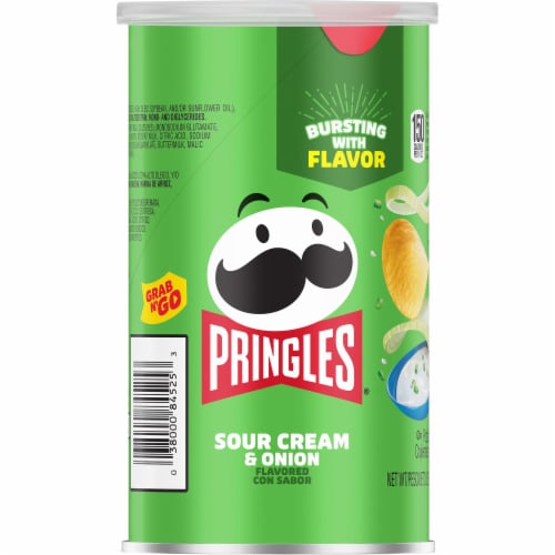 Pringles® Sour Cream and Onion Grab N' Go Potato Crisps Chips Perspective: top