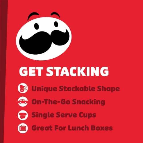 Pringles® Original Snack Stacks Potato Crisps Chips Perspective: top