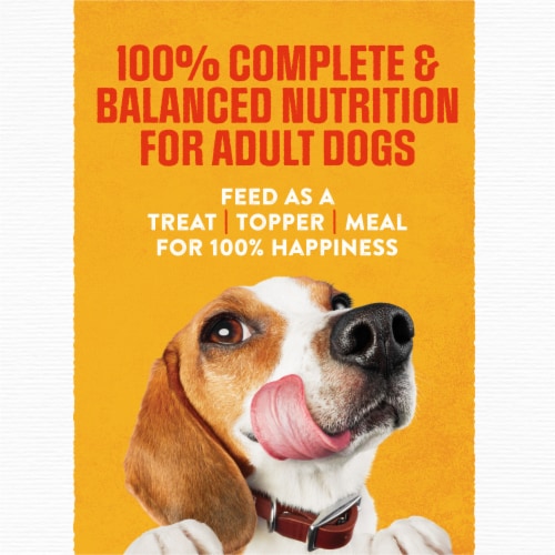 Purina Moist and Meaty Semi-Moist Dog Food Pouches Rise and Shine Awaken Bacon and Egg Perspective: top