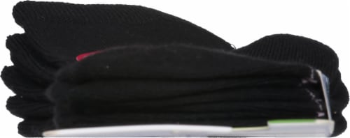 Hanes® ComfortSoft Black/Grey Lightweight Ankle Socks Women's Size 5-9 Perspective: top