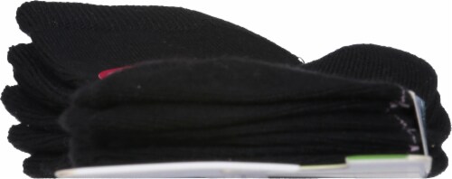 Hanes® ComfortSoft Black/Grey Lightweight Ankle Socks Women's Size 5-9 Perspective: top