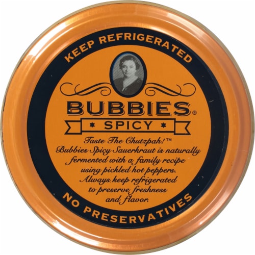 Bubbies® Spicy Saurkraut Perspective: top