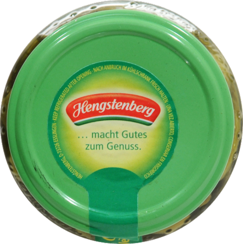 Hengstenberg All Natural Cornichons Pickles Perspective: top
