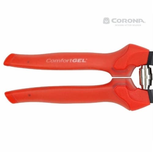 Corona® ComfortGEL® Red Branch & Stem Pruner Perspective: top