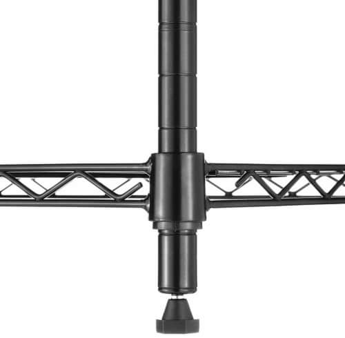 Whitmor Supreme 3-Tier Shelving - Black Perspective: top