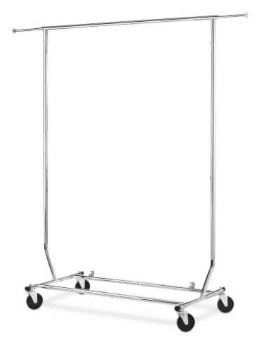 Chrome Commercial Folding Garment Rack