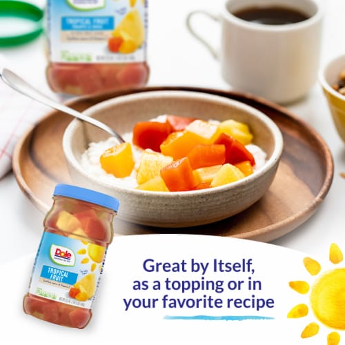 DOLE® Tropical Fruit in 100% Fruit Juice Perspective: top