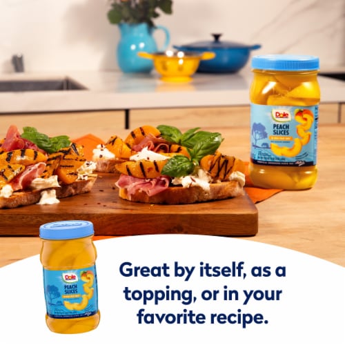 Dole® Sliced Peaches In 100% Fruit Juice Perspective: top