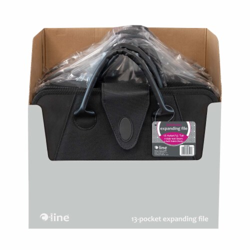 C-Line Expanding File With Handles - Black, 1/EA, 48211 C-Line Expanding File With Handles - Black, 1/EA, 48211