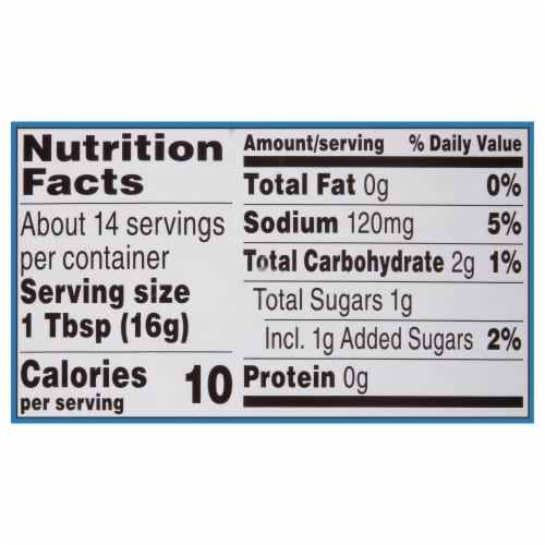 Ortega Original Thick and Smooth Mild Taco Sauce, Kosher Perspective: top