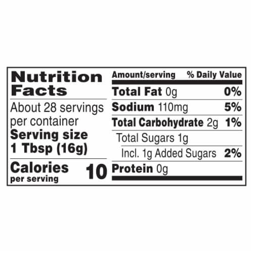 Ortega Original Thick and Smooth Medium Taco Sauce Perspective: top