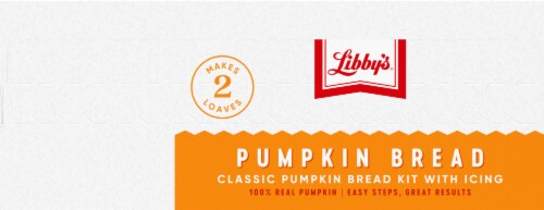 Libby's® Classic Pumpkin Bread Kit with Icing Perspective: top