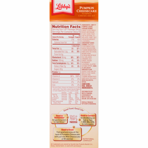Libby's Pumpkin Cheesecake Kit Perspective: top