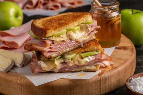 Kretschmar® Off The Bone Ham Fresh Sliced Deli Meat Perspective: top