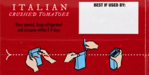 Colavita® Crushed Tomatoes Perspective: top