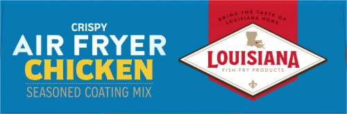 Louisiana Fish Fry Air Fryer Chicken Seasoned Coating Mix Perspective: top