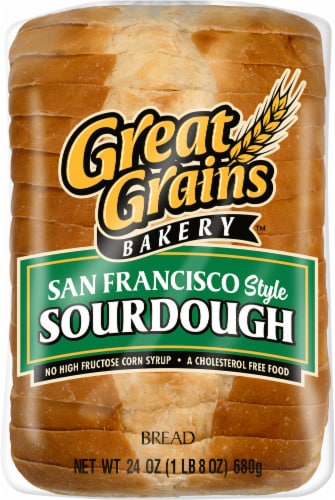 Great Grains Sourdough Bread Perspective: top