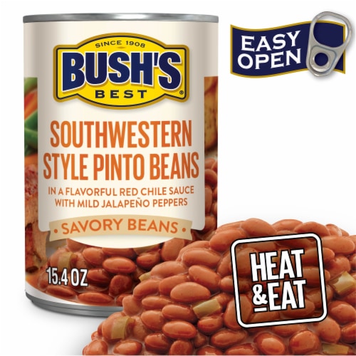 Bush's Best® Southwestern Style Pinto Beans Perspective: top