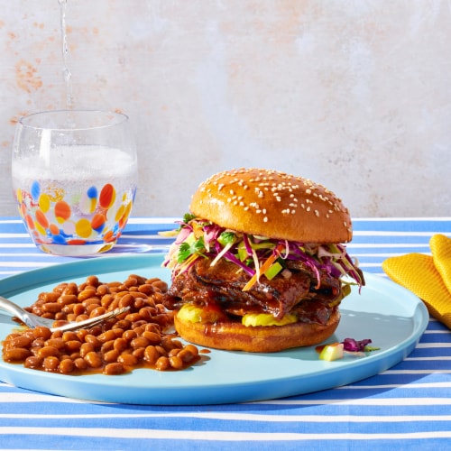 Bush's Best® Barbecue Baked Beans Perspective: top