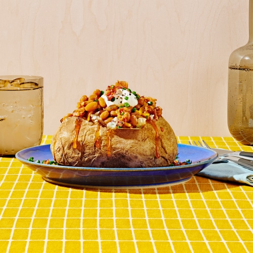 Bush's Vegetarian Baked Beans 8.3 oz Perspective: top