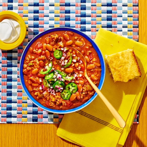 Bush's Pinto Beans in a Spicy Chili Sauce 16 oz Perspective: top