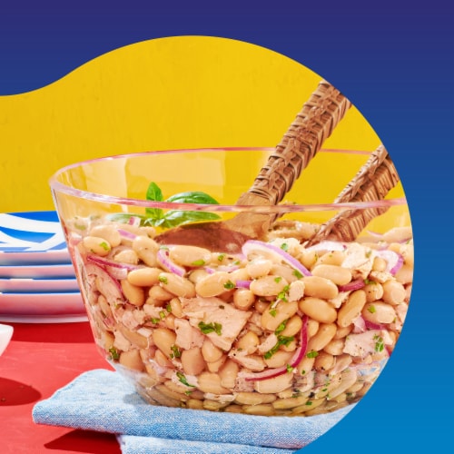 Bush's Reduced Sodium Cannellini Beans 15.5 oz Perspective: top