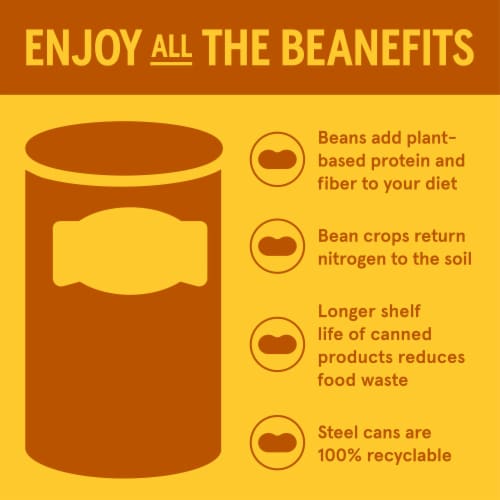 Bush's® Best Organic Black Beans Perspective: top