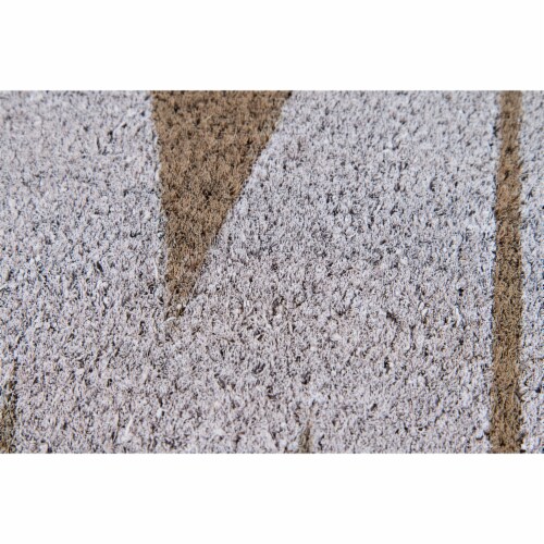 Novogratz Aloha Family Grey Doormat Perspective: top