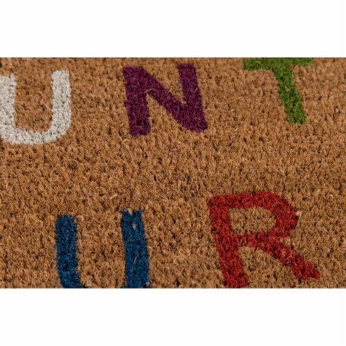 Novogratz Aloha Multi Count Your Blessings Doormat Perspective: top