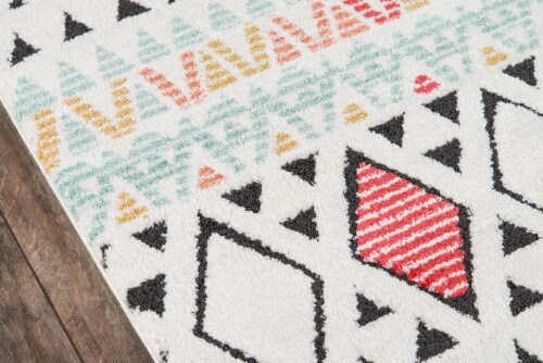 Momeni Monaco Accent Rug - Multicolor Perspective: top