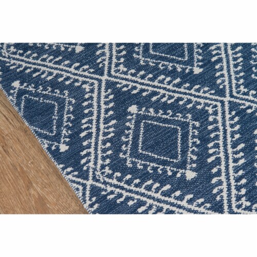 Erin Gates Easton EAS-1 Navy Pleasant 2' X 3' Rug Perspective: top