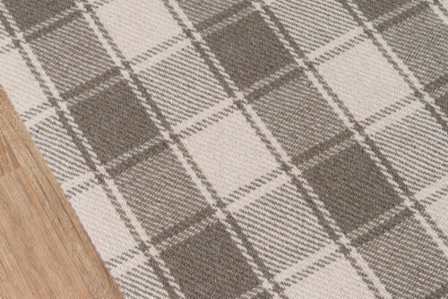 Erin Gates MARLBMLB-1GRY2030 Hand Woven Marlborough Rectangle Area Rug, Grey - 2 x 3 ft. Perspective: top