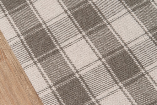 Erin Gates MARLBMLB-1GRY5080 Hand Woven Marlborough Rectangle Area Rug, Grey - 5 x 8 ft. Perspective: top