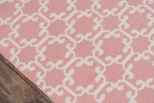 Madcap Cottage Palm Beach PAM-2 Pink Via Mizner 2' X 3' Rug Perspective: top
