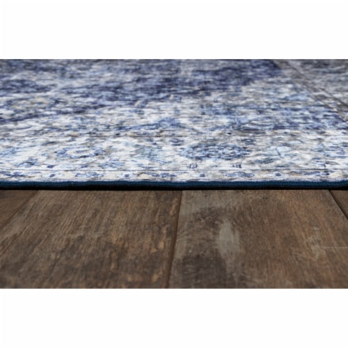 Momeni Karachi KAR-8 Blue 5' X 8' Rug Perspective: top