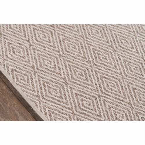 Erin Gates Downeast DOW-6 Natural Wells 6'7" X 9'6" Rug Perspective: top