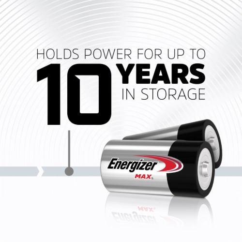 Energizer Max Alkaline C Batteries - 8 Pack Perspective: top
