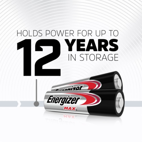 Energizer Max Alkaline AA Batteries Perspective: top