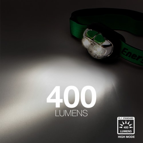Energizer 400 Lumens Rechargeable LED Headlamp Perspective: top