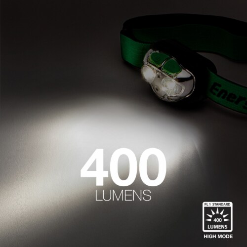 Energizer 400 Lumens Rechargeable LED Headlamp Perspective: top