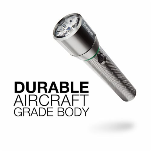 Energizer 1200 Lumens Rechargeable Metal LED Flashlight Perspective: top