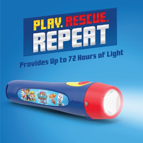 Energizer PAW Patrol Battery Powered LED Kids Flashlight Perspective: top