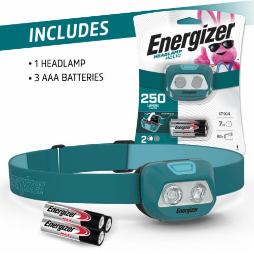 Energizer 250 Lumens Battery Powered LED Headlamp Perspective: top