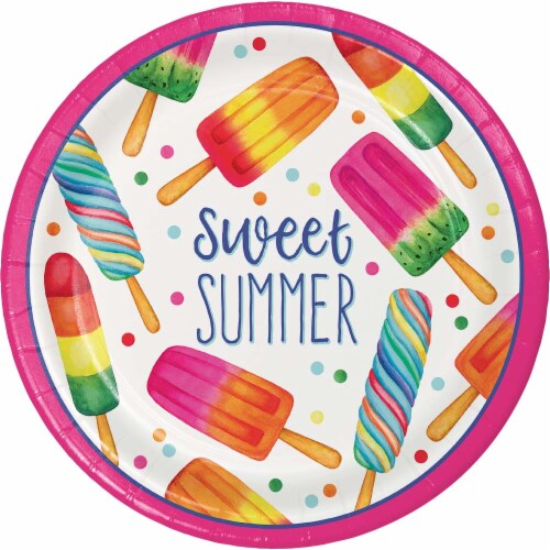 Creative Converting Sweet Summer Plates Perspective: top