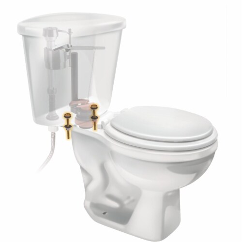 Fluidmaster Toilet TanktoBowl Tank Bolts Kit (2Pack) 6101, 23/4In